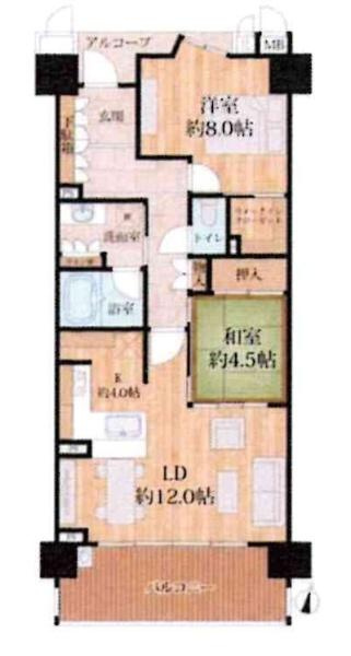 アルバックス幸田相見駅前の間取り|間取り図です
