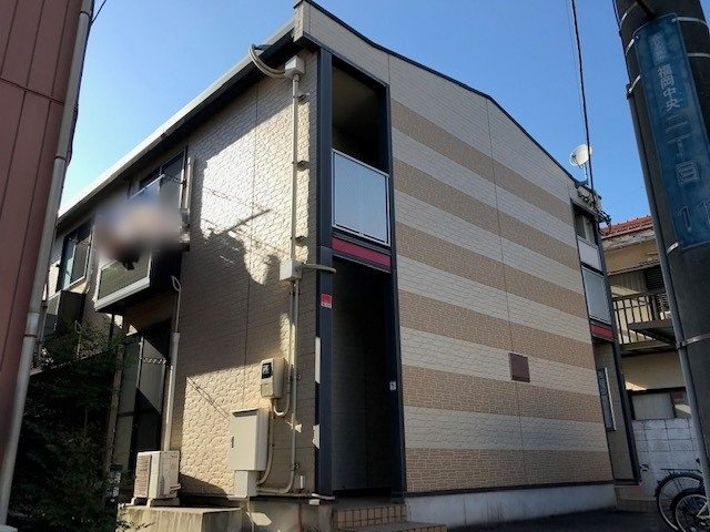 レオパレス上福岡の外観|落ち着いた雰囲気の外観です