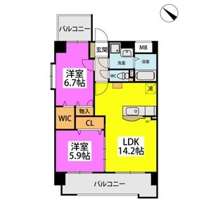 【間取り】 | Bonheur Casa