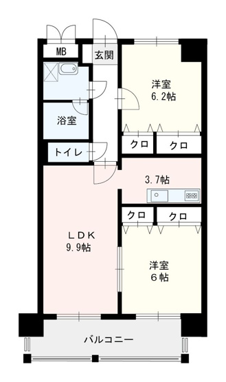 【間取り】 | ジョイコート那珂