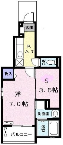 レジデンス　Ｔ＆Ｔの間取り