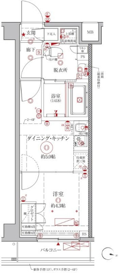 【間取り】 | クレイシアＩＤＺ幡ヶ谷