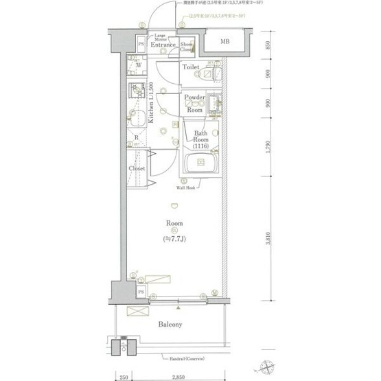 【間取り】 | スカイコートグレース調布