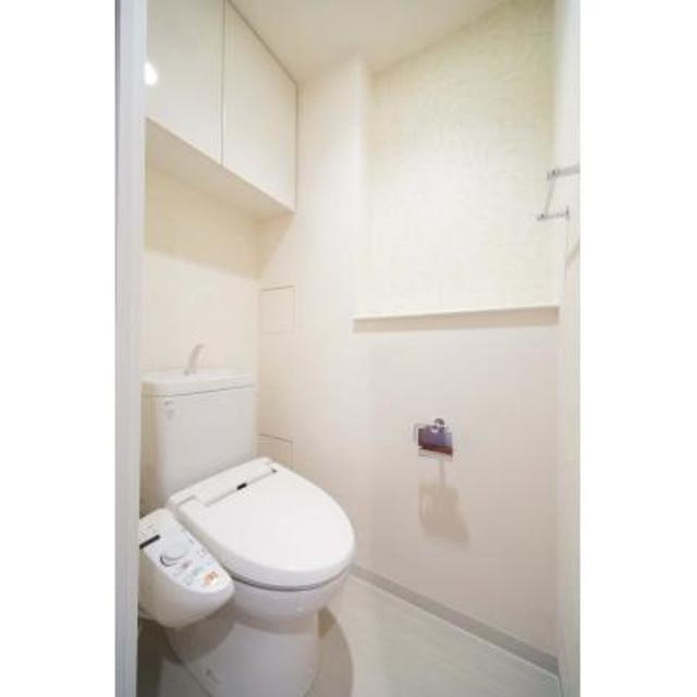 リベルテ月島のトイレ|ゆったりとした空間のトイレです