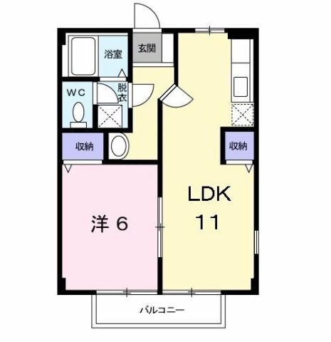 カーサラポールＢの間取り