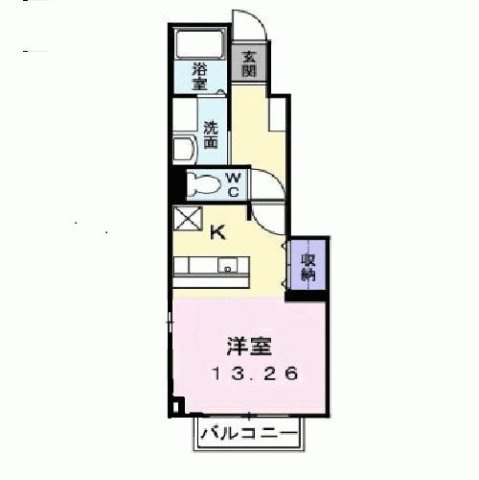 ハッピーヒルズⅠの間取り