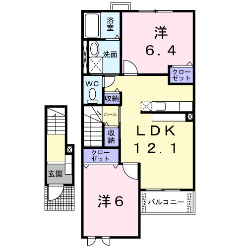 フェアリー　アイリスの間取り