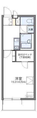 レオパレスラバーズスクレートⅠの間取り|代表的な間取のため実際の間取とは異なる場合があります