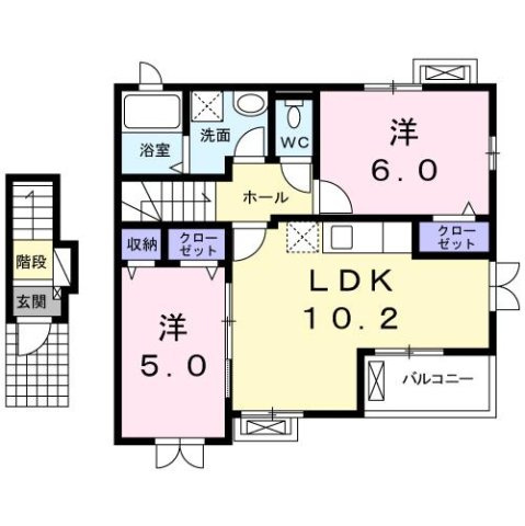 エスカレントⅡの間取り