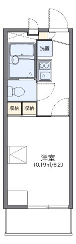 レオパレスグランドパレス春日部の間取り