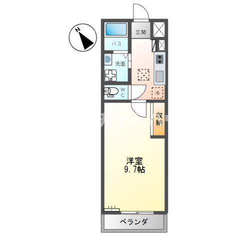 クレセントⅡ（ＣＲＥＳＣＥＮＴ　Ⅱ）の間取り