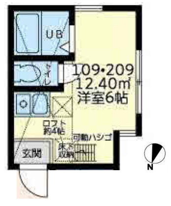 ユナイト衣笠ルッティーの間取り