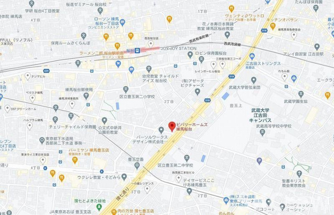 【地図】 | ビバリーホームズ練馬桜台
