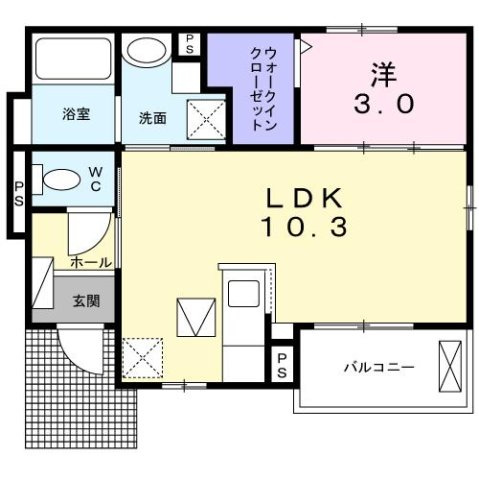 ブリーズ揖保川の間取り