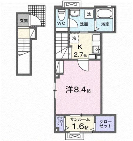 レガリア駅東の間取り
