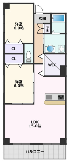 【間取り】 | アンフィニⅨ