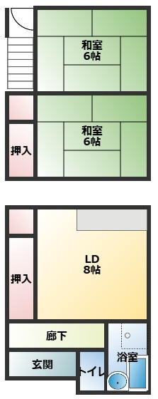 松本住宅の間取り