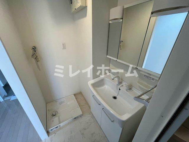 NJプレイスの洗面所