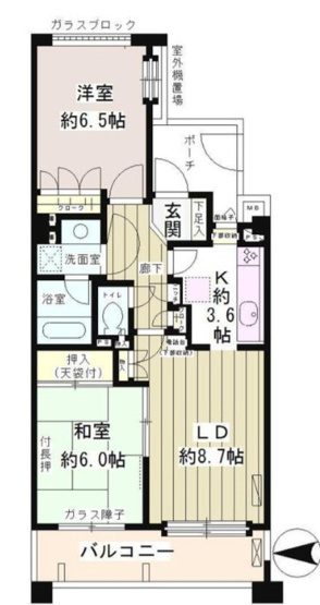 【間取り】 | 大森パーク・ホームズ　ベイサイドコート