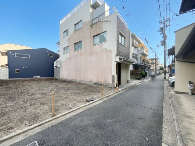 上京区家永町　建築条件無土地の前面道路含む現地写真