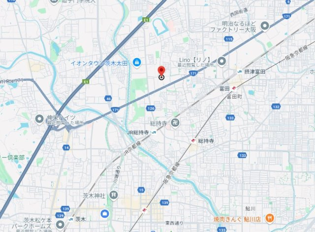 Ｄ-ｒｅｓｉｄｅｎｃｅ東太田の地図