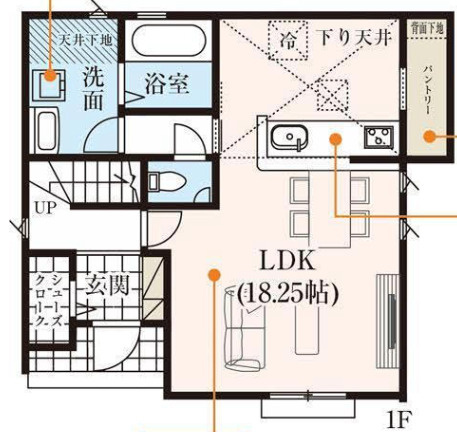 【仲介手数料無料】所沢市下安松３期全７棟３号棟　所沢の不動産なら西武ハウジングの間取り