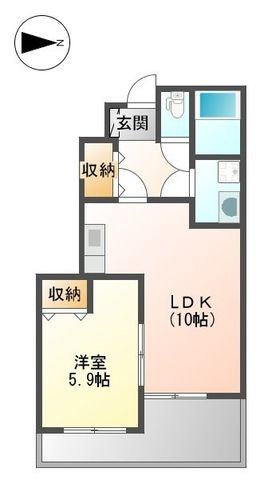 【間取り】 | ヴィラ田中B