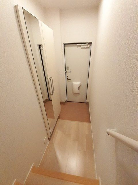 アパンツァート　プラシードの玄関