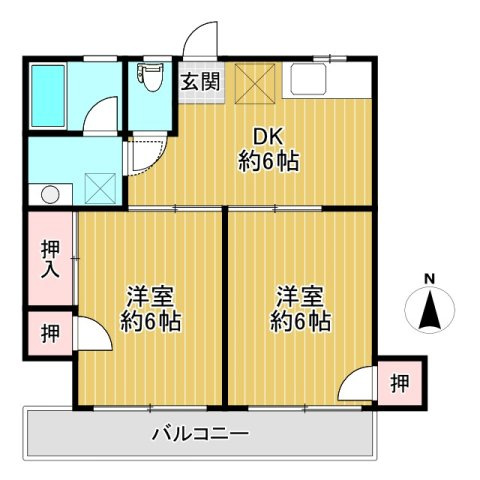 サンパレスヨシダの間取り