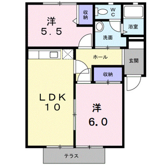 【間取り】 | フレグランス上小泉　西館