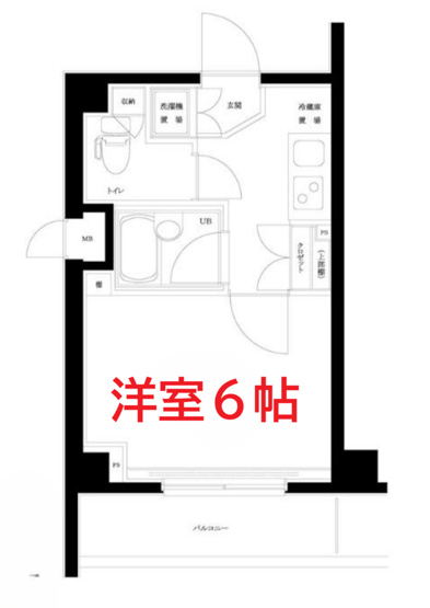 【間取り】 | ルーブル蒲田六番館 | 間取りです