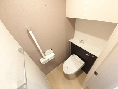 【トイレ】 | アンドーバーテラス金城　ノース（Ｄ） | シンプルで使いやすいトイレです