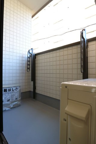 レダム大宮のバルコニー