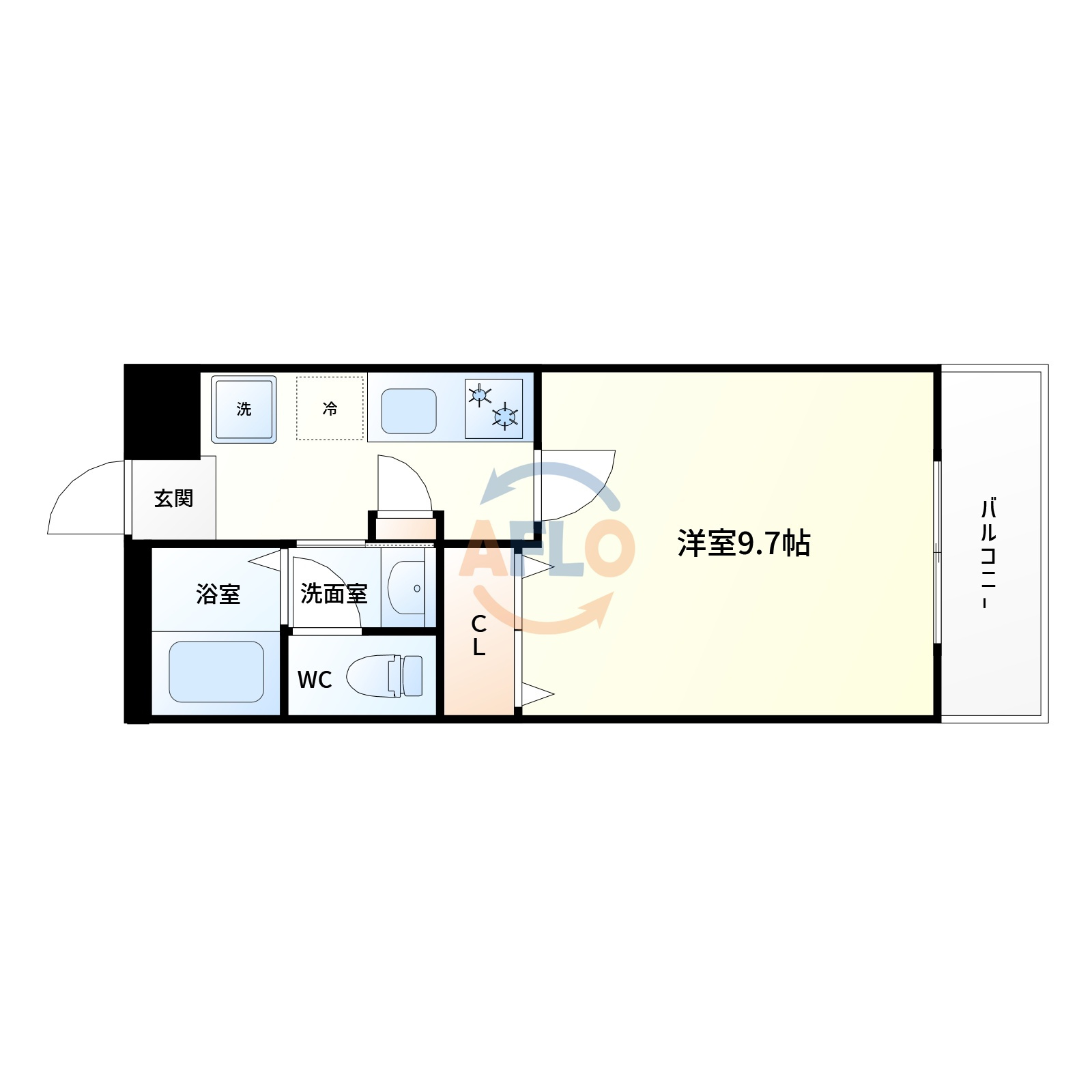 ルノン淡路の間取り|間取り