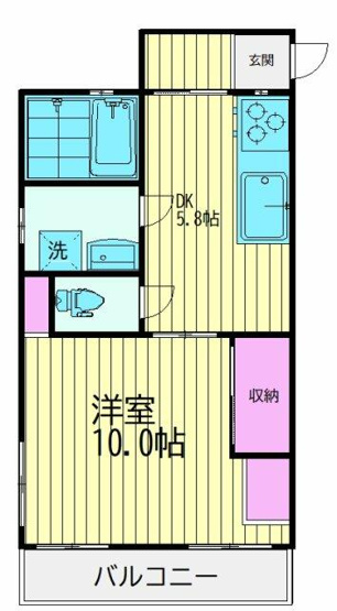【間取り】 | コーポつくし