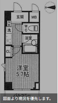 【間取り】 | ☆ﾌﾟﾚｻﾝｽ天満