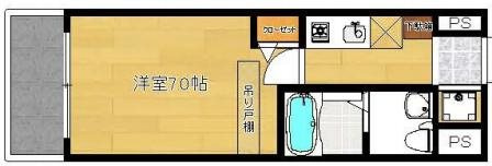 セレニテ本町ROJI02の間取り