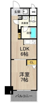 フェニックス日本橋高津の間取り