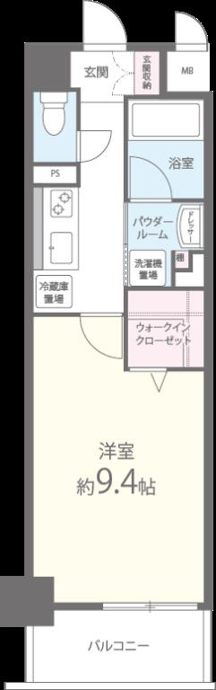 シュロスフォンコウナンの間取り