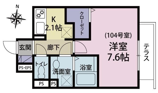 【間取り】 | クレスト蒲田