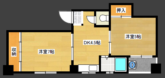 プリマヴェーラ谷町の間取り