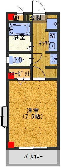 イワタマンションの間取り