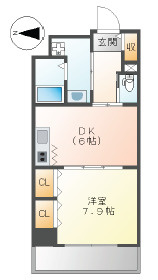 ラフォルテ日本橋の間取り