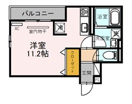 ウエストアロー阿波座の間取り