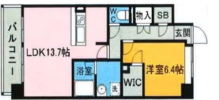 博多プレイスの間取り