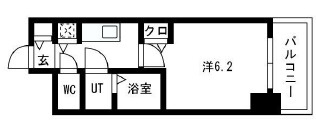 プレサンス高津公園ディオの間取り