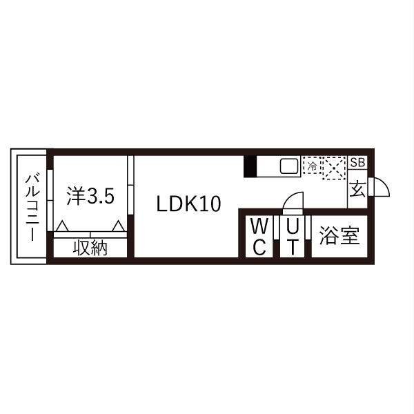 ディレットーレ鷹取の間取り