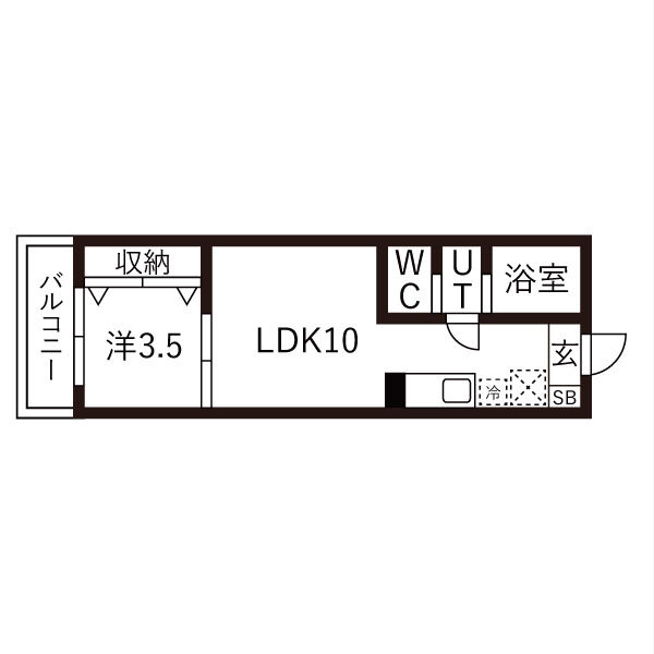 ディレットーレ鷹取の間取り