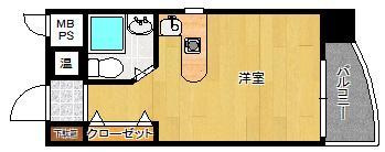 ロマネスク博多駅前の間取り