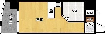 ロマネスク博多駅前の間取り